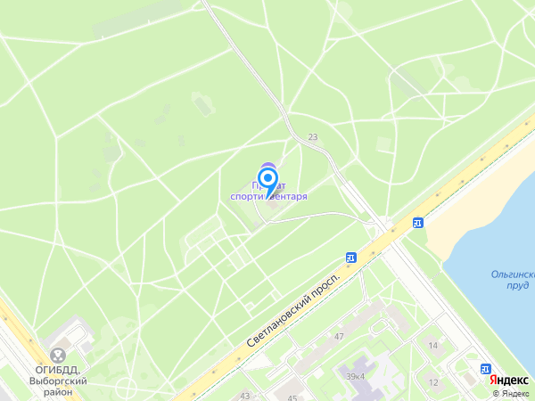 Теннисный клуб "Сосновка" на карте