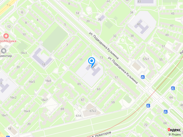 Детский сад 26, Кировский район на карте