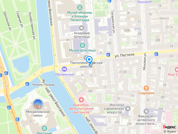 Gastroli на карте