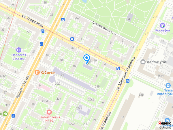 Детский сад 75, Кировский район на карте