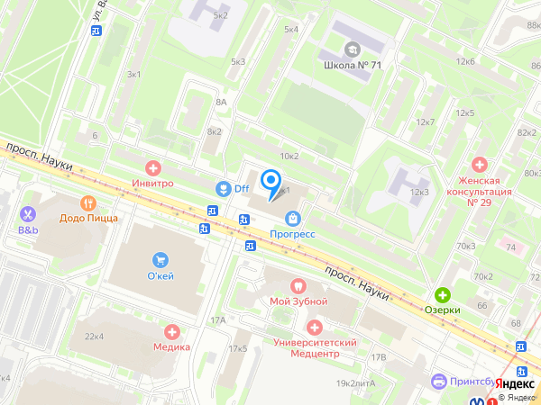 Аня на карте