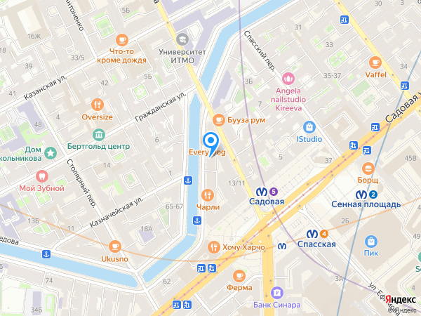 Лента Мебиуса на карте