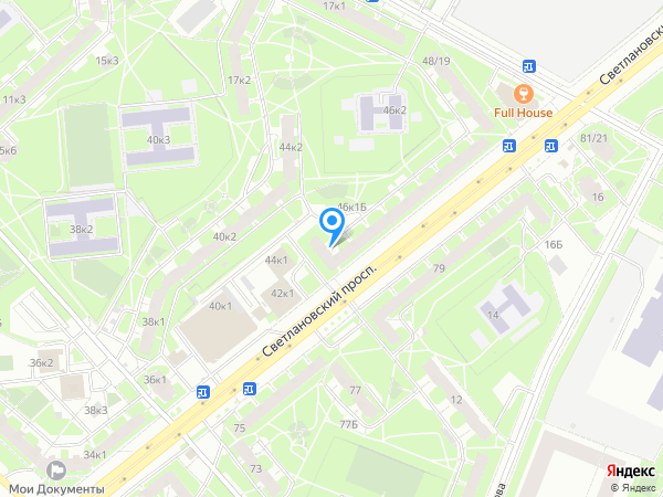 Детский сад 68, Калининский район на карте