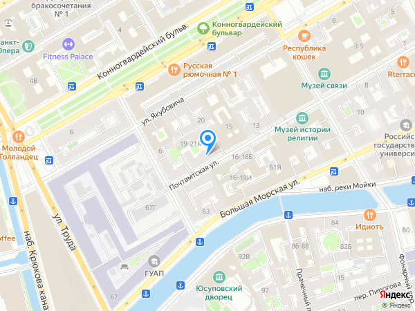 Детский сад 15, Адмиралтейский район на карте