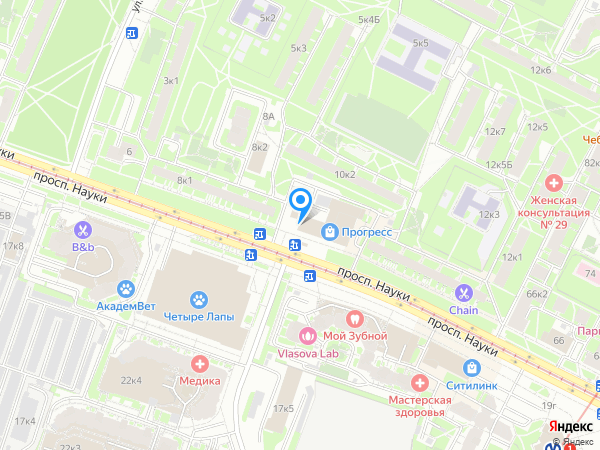 Академия на карте