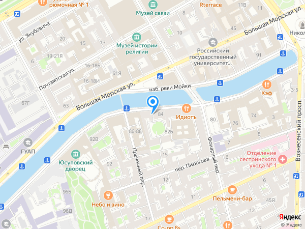 EM на карте