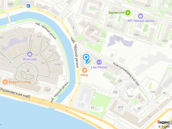 Спорткомплекс "Луч" на карте