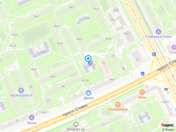 Детский сад 114, Фрунзенский район на карте