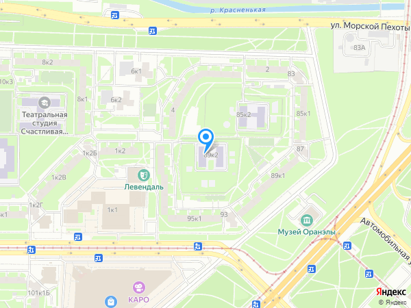 Детский сад 45, Кировский район на карте