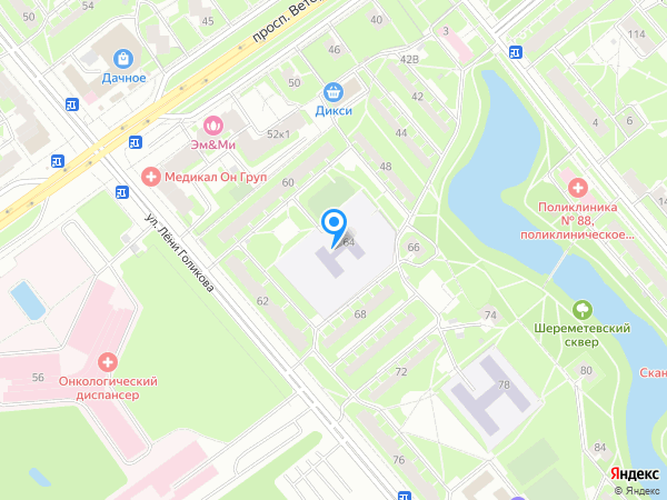 Детский сад 30, Кировский район на карте