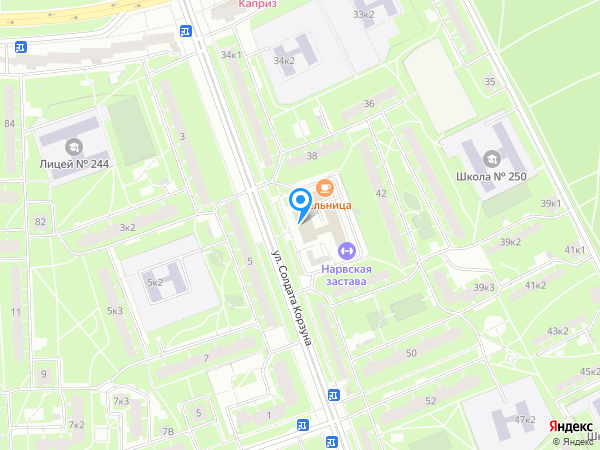 Клуб "Айкидошин" (ПМК "Смена") на карте