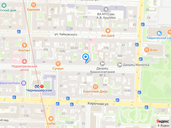 Детский сад 55, Центральный район на карте