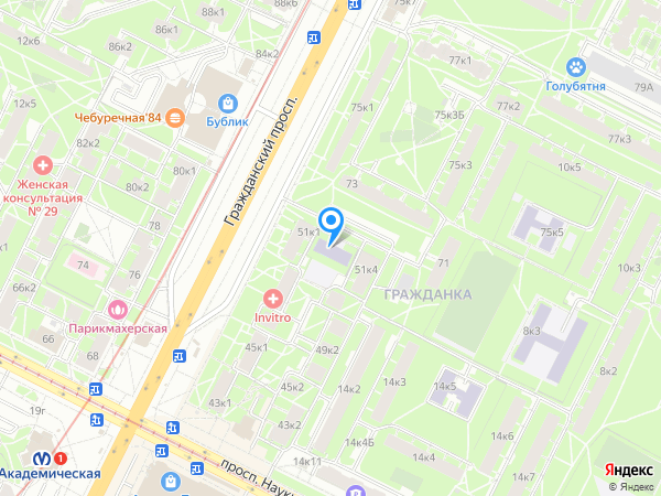 Детский сад 34, Калининский район на карте