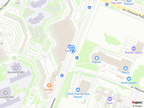 Афродита на карте