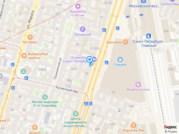 Cinnabon на карте