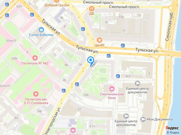 Охотничий клуб на карте