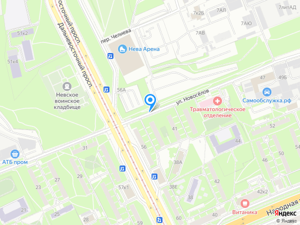 Баннер СПб на карте