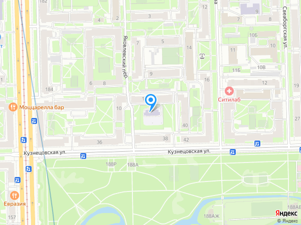 Детский сад 269, Московский район на карте