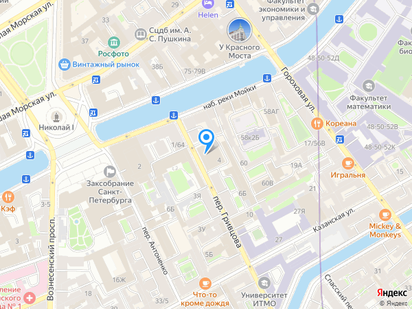 Wcorner на карте