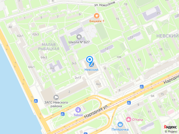 МБА-Москва по адресу ул. Народная, д. 4 на карте