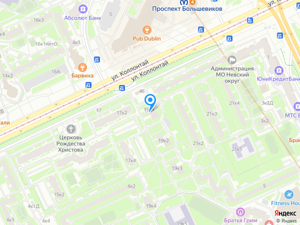 Петротест, днк Центр на карте