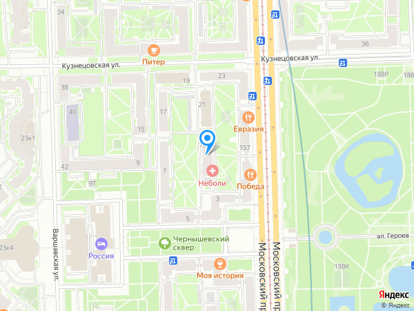 Центр йоги Неболи на карте