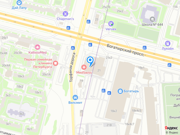 Medswiss на карте
