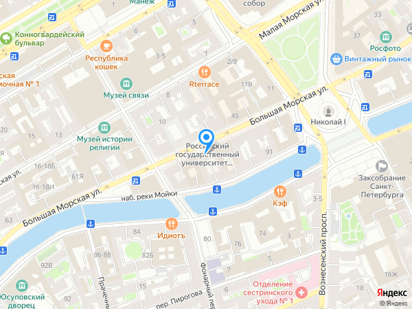 Особняк Половцева на карте