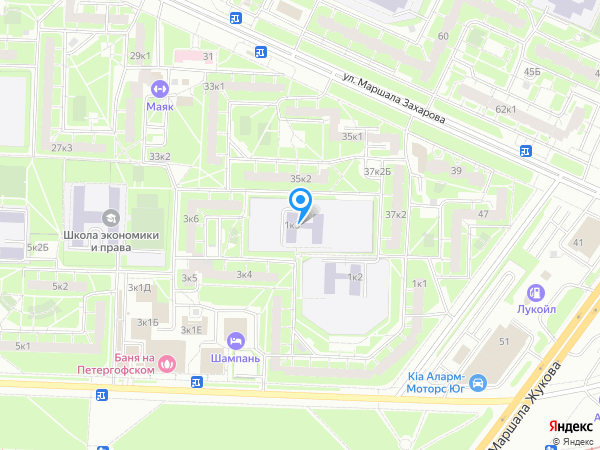 Детский сад 50, Красносельский район на карте
