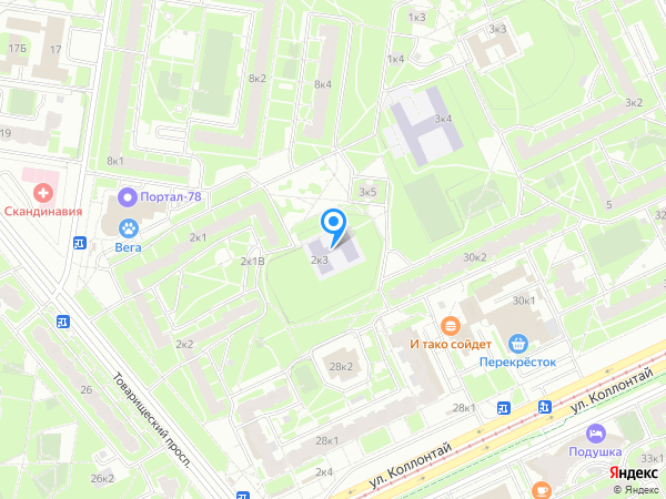 Детский сад 37, Невский район на карте