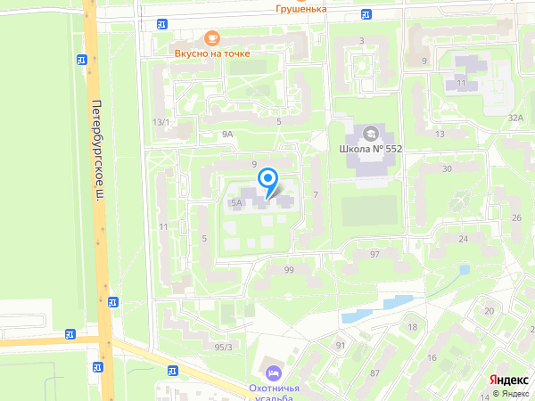 Детский сад 31, Пушкинский район на карте