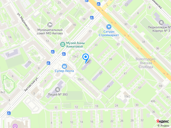 Детский сад 47, Кировский район на карте