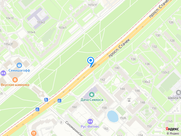 Автодом на Стачек на карте