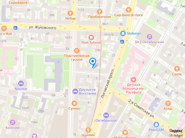 МишЛен de luxe на карте