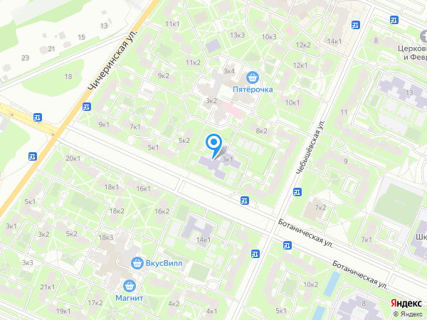 Детский сад 33, Петродворцовый район на карте