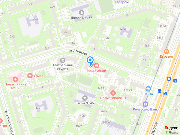 Грация на карте