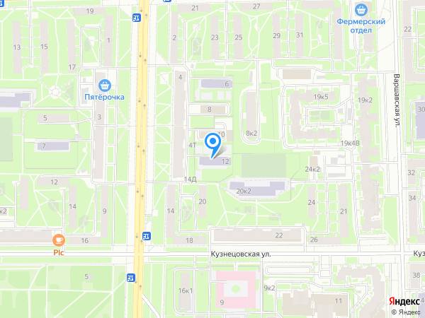 Детский сад 108, Московский район на карте