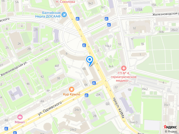 Клуб Традиционного Карате в Санкт-Петербурге на карте