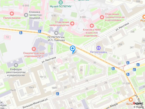 Детский сад 46, Петроградский район на карте