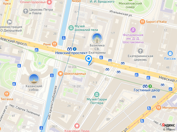 ВТБ 24 по адресу просп. Невский, д. 29—31 на карте