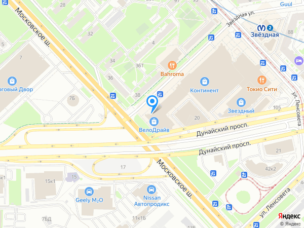 На звездной на карте