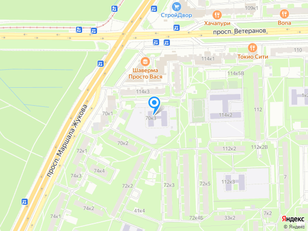 Детский сад 67, Кировский район на карте