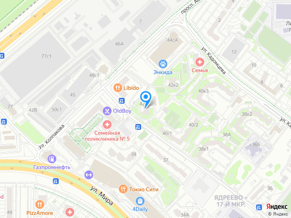 Стоматология ВАШ ДАНТИСТ на карте