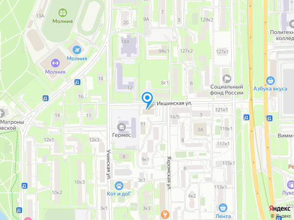Стоматология ДЕНТАС НВ на карте