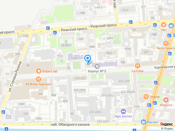 Детский сад 4, Адмиралтейский район на карте