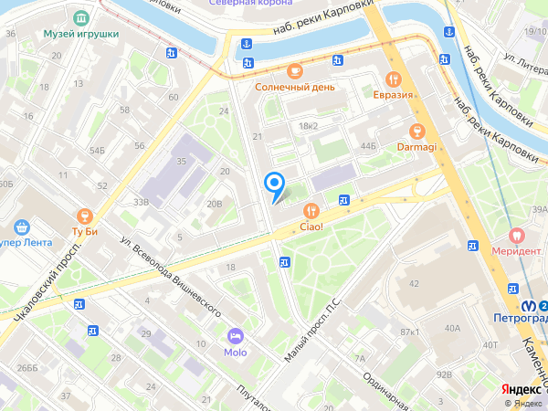 Компания на карте
