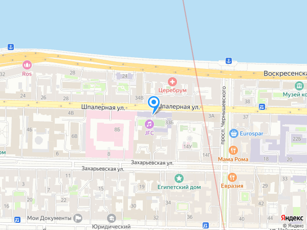JFC на карте