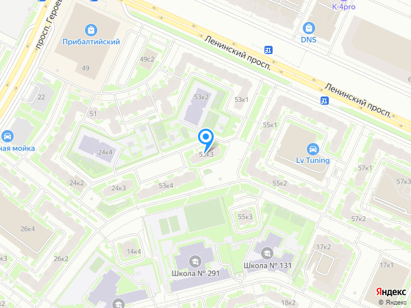 Детский сад 84, Красносельский район на карте