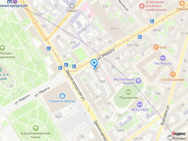Единый центр новостроек «Адреса» на карте