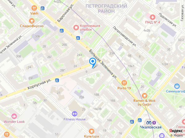 Энергомашбанк по адресу ул. Петрозаводская, д. 11, лит. А на карте